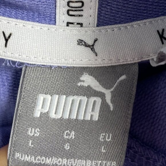 Puma Women's  L Lavender Hoodie Pullover - Picture 3 of 5